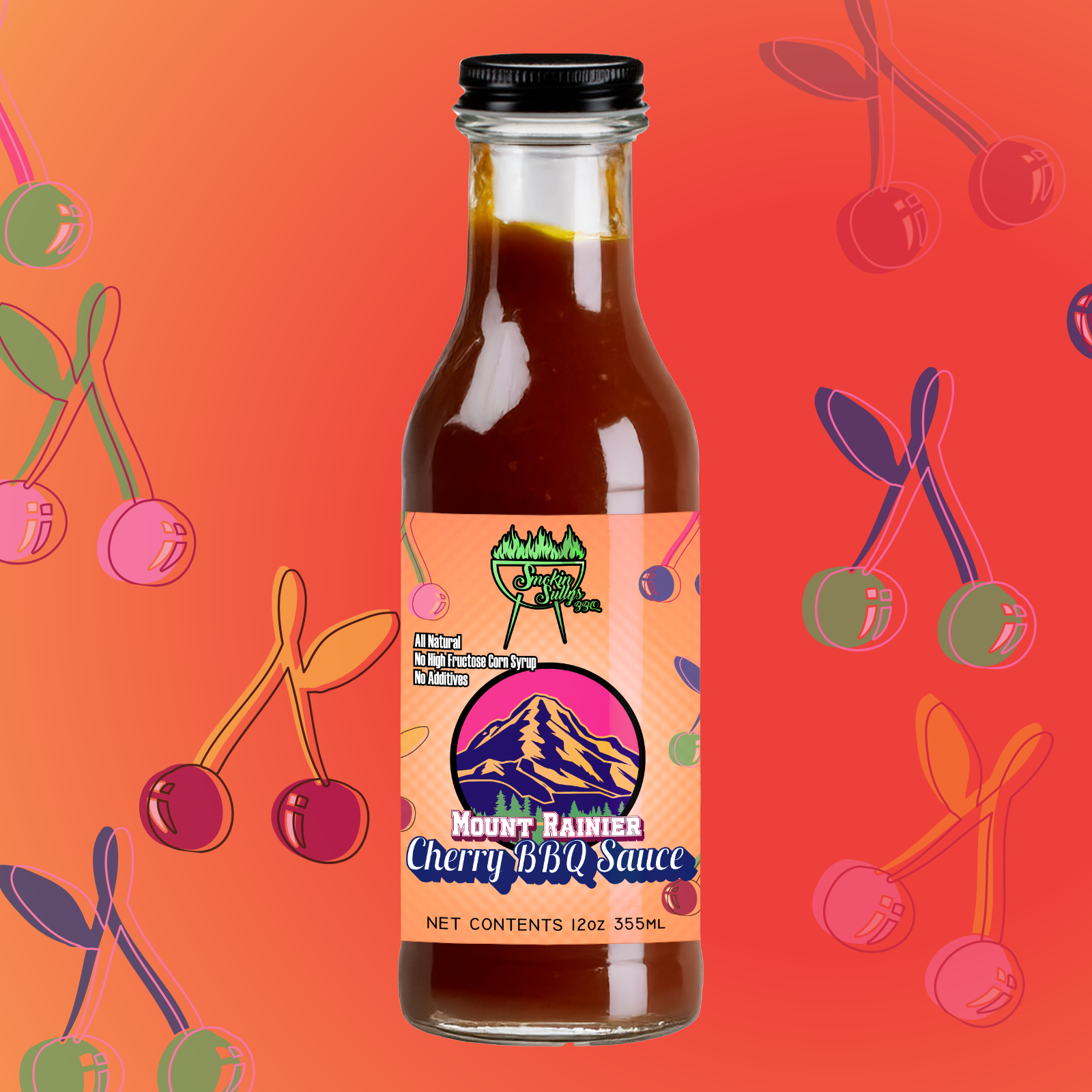 Mt Rainier Cherry BBQ Sauce